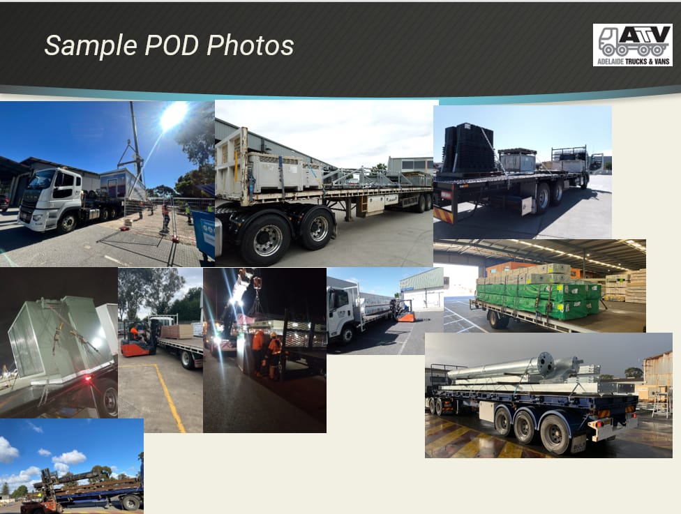 Sample proof of delivery document - secure tracking